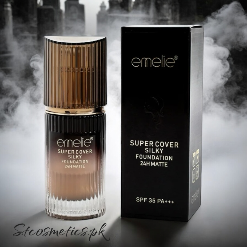 EMELIE SUPER COVER SILKY FOUNDATION -40ml