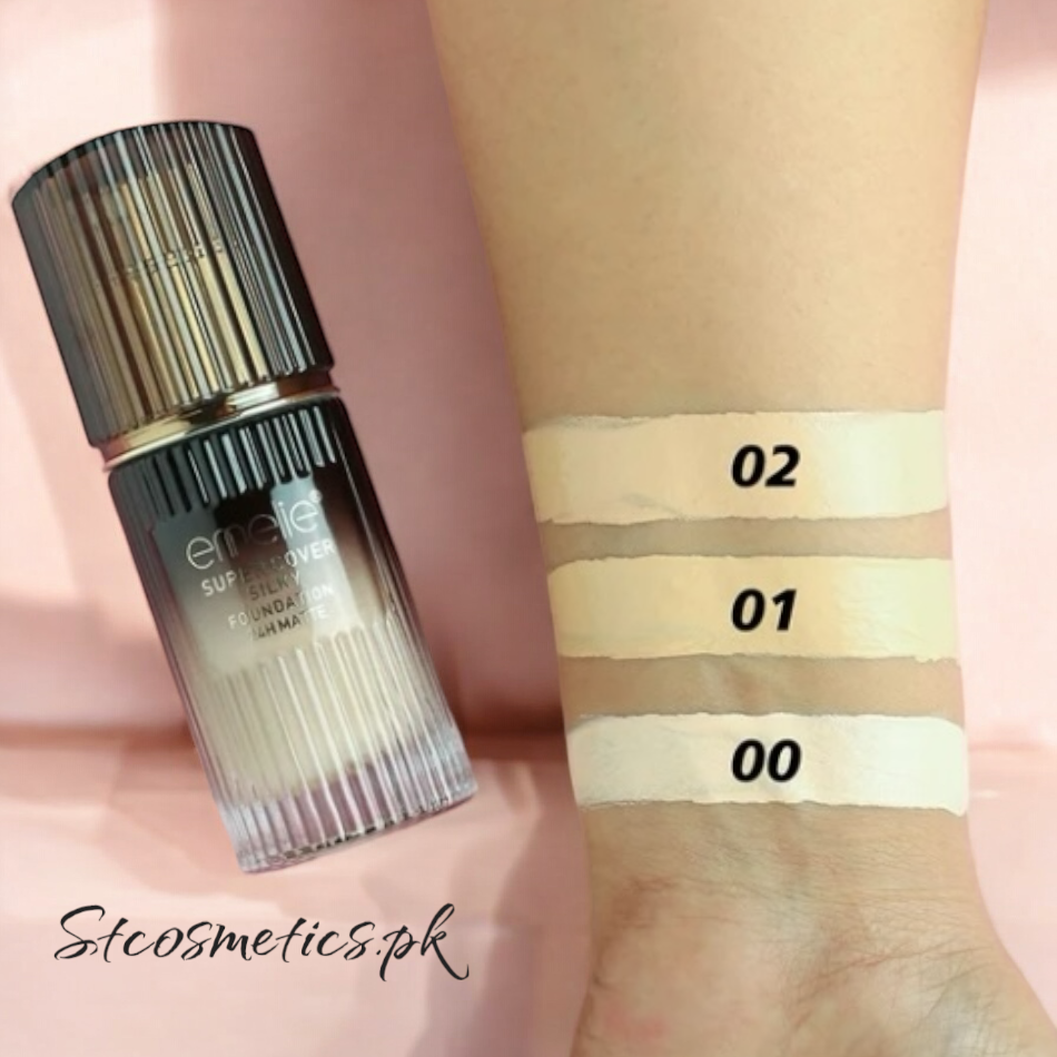 EMELIE SUPER COVER SILKY FOUNDATION -40ml