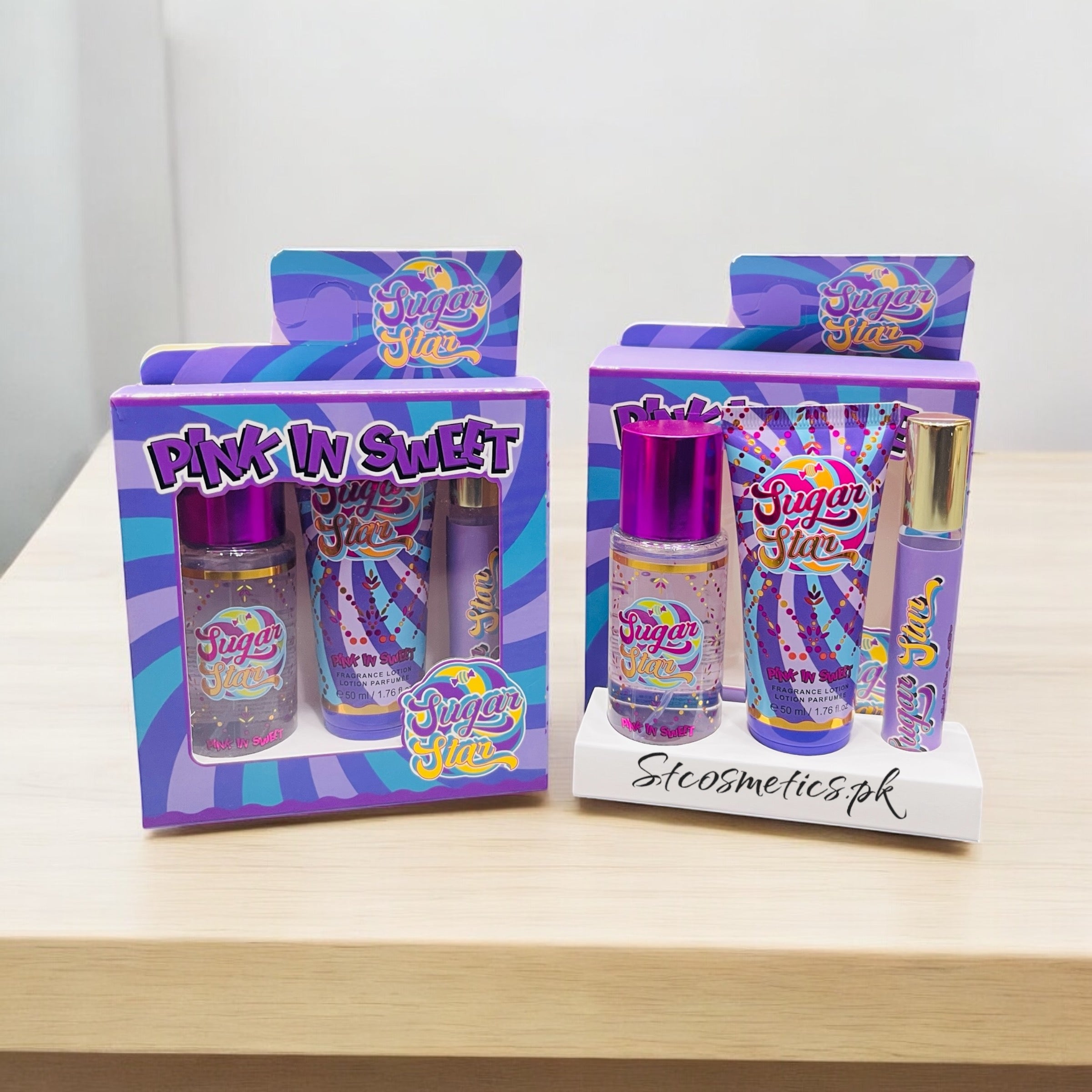 Pink In Sweet Sugar Star 3in1 Fragrence Set