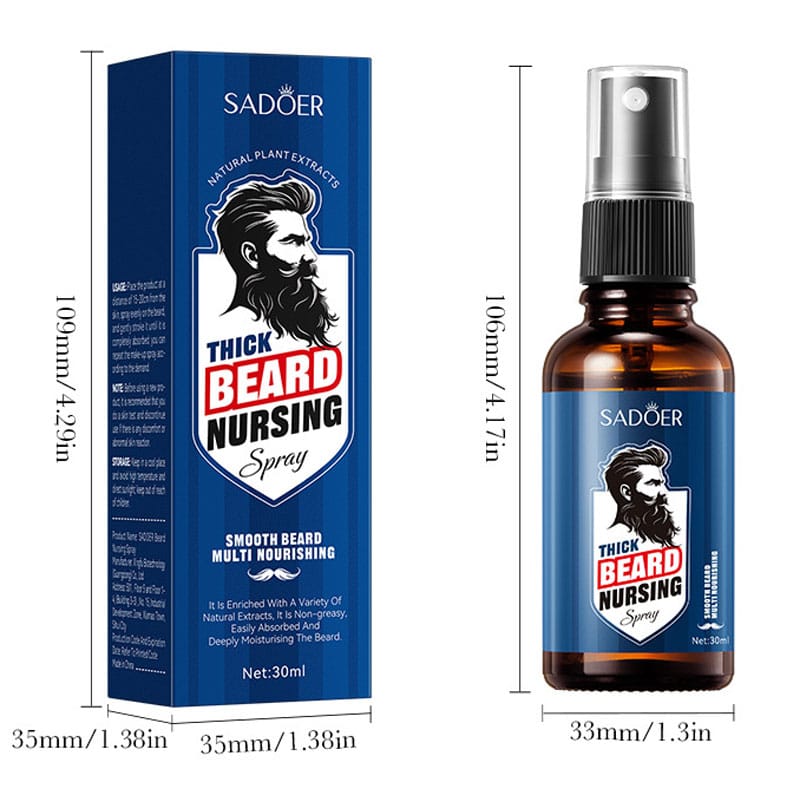 Sadoer Ultimate Beard Kit - Oil, Balm, and More