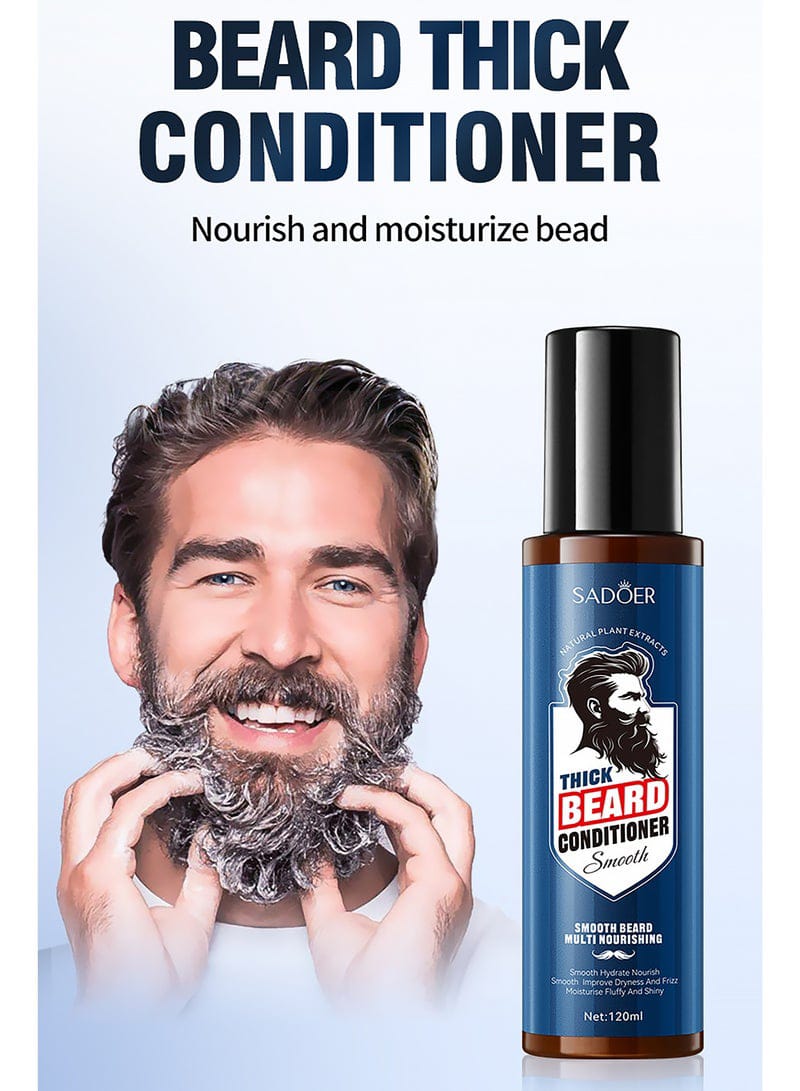 Sadoer Ultimate Beard Kit - Oil, Balm, and More