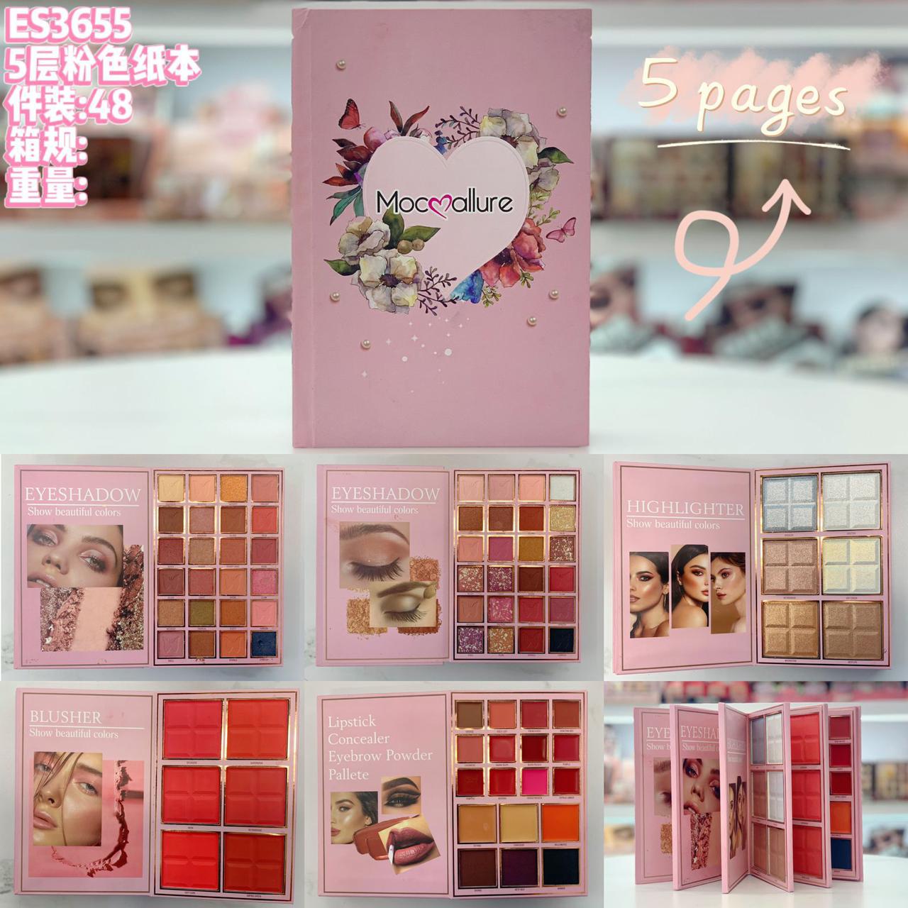 Mocallure 5 fold makeup book pallete